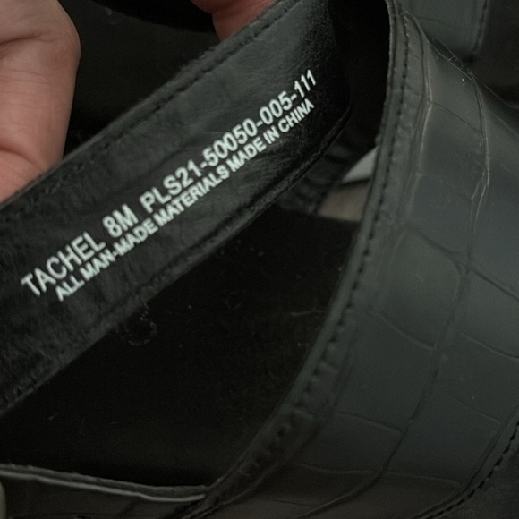 Baretraps black platform chunky sandals tachel shoes size 8 - Picture 7 of 9